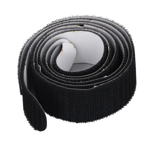 HUSHUI 3-teiliges Schützendes Tennisschläger-Kopfband, 37 Mm Nylon-Klettverschluss, Schlägerkopfrahmen-Schutzband Zum Ballpicken, Tennisschläger-Kopfschutz (Schwarz) von HUSHUI