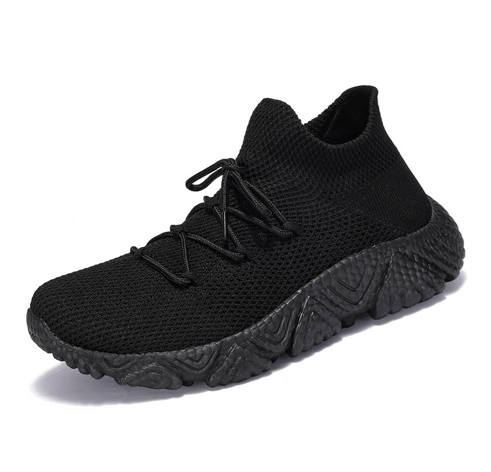 HUSK'SWARE Barfußschuh (Dämpfende, rutschfeste und verschleißfeste Outdoor-Schuhe, Bequem und atmungsaktiv, Gummisohle) Flyknit-Obermaterial von HUSK'SWARE