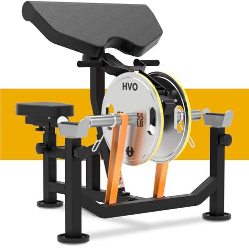 HVO Curlbank Bizeps Maschine Bizepsbank: 3 in 1 Bizeps Trainingsgerät Armtrainer Scottbank für Zuhause Bizepsmaschine Preacher Curl Bench Bicep Curl Machine bis 300 kg Schwarz von HVO