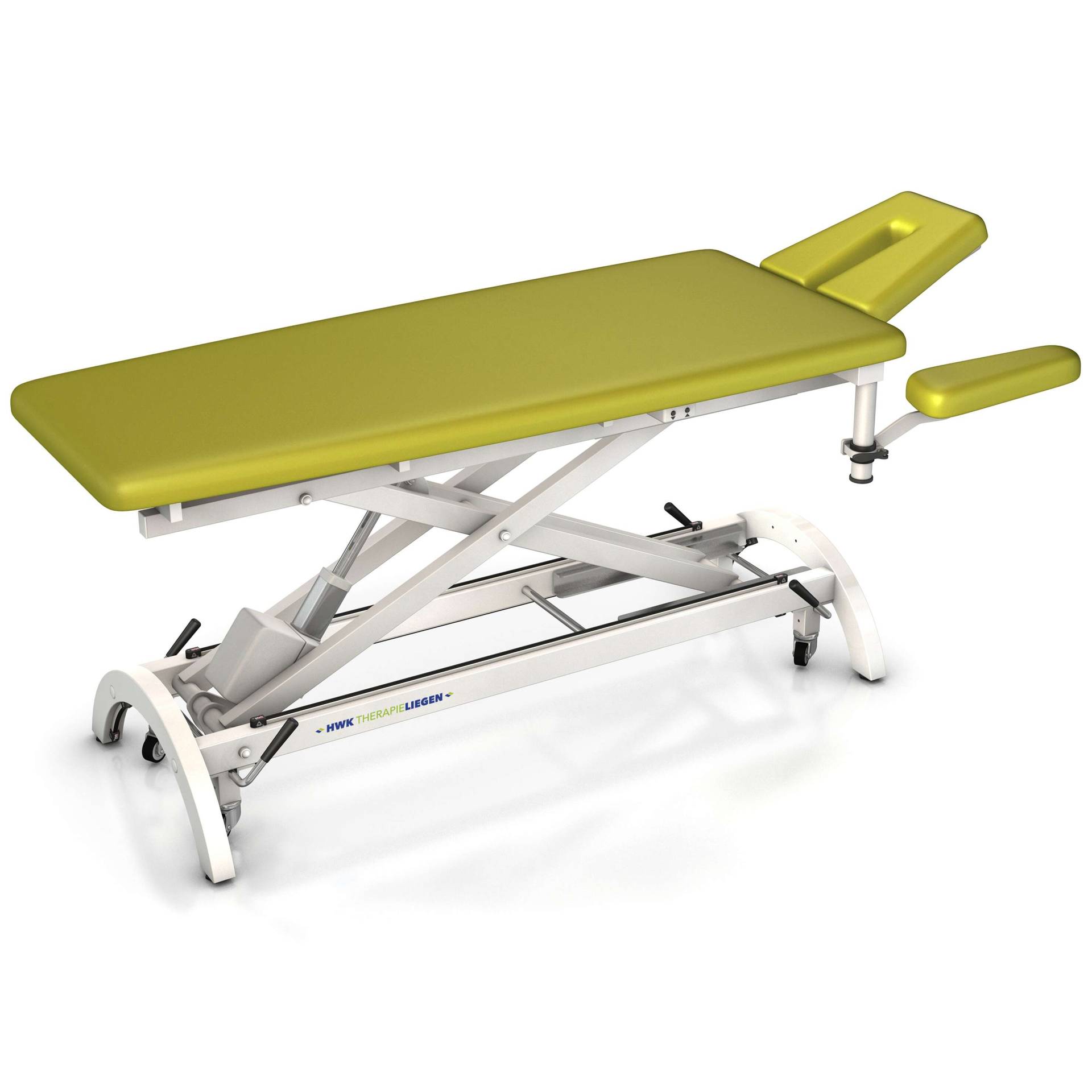 HWK Therapieliegen Elektrische Therapieliege " Impuls E4", 65 cm, Weiß, Limone von HWK Therapieliegen