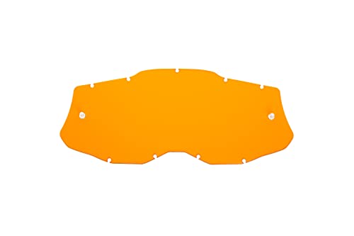 HZ Unisex – Erwachsene Seecle SE-41S268-HZ Ersatzglas orange kompatibel für Brille/Maske 100% RACECRAFT 2 / STRATA 2 / ACCURI 2 / Mercury 2, durchsichtig, XS von HZ