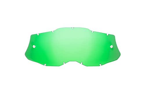 HZ Unisex – Erwachsene Seecle SE-41S275-HZ Ersatzglas grün verspiegelt kompatibel für Brille/Maske 100% RACECRAFT 2 / STRATA 2 / ACCURI 2 / Mercury 2, durchsichtig, Einheitsgröße von HZ