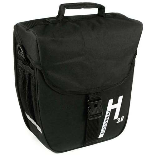 Haberland Unisex – Erwachsene Basic 3.0 Einzeltasche, Schwarz, 31 x 12 x 35 cm von Haberland