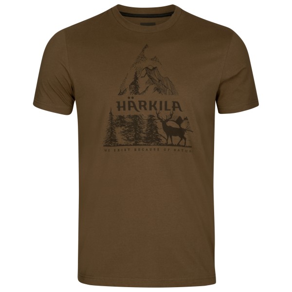 Härkila - Nature - T-Shirt Gr 3XL;4XL;M;S;XXL braun von Härkila