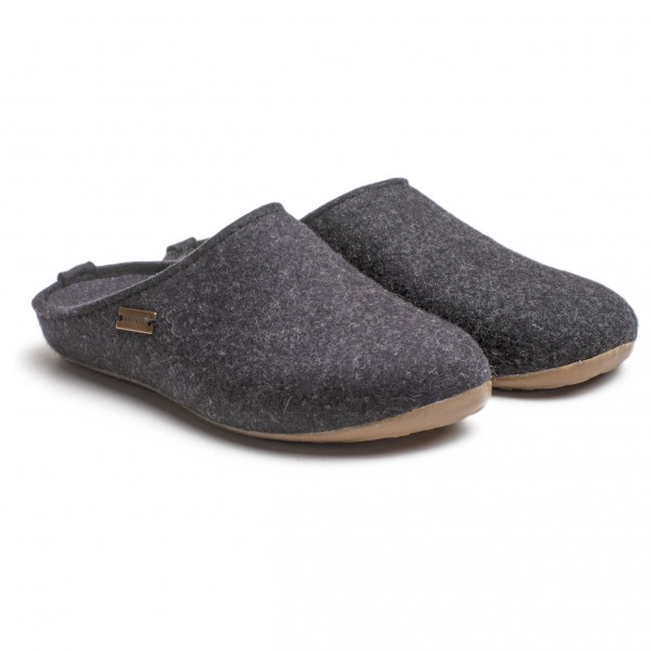 Haflinger - Everest Fundus - Hüttenschuhe Gr 45 grau von Haflinger