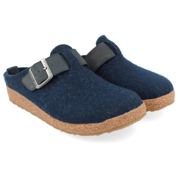 Haflinger - Grizzly Chicago - Hausschuhe Gr 39 blau von Haflinger