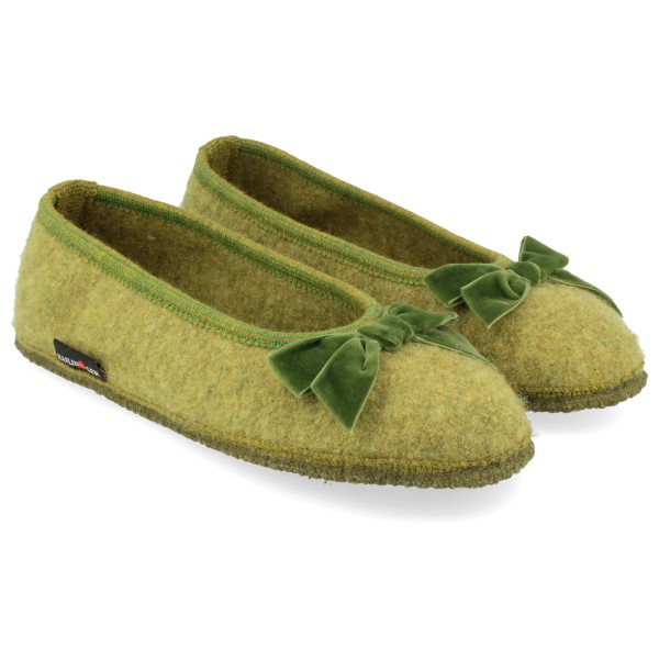 Haflinger - Women's Fiocco - Hüttenschuhe Gr 37 oliv von Haflinger