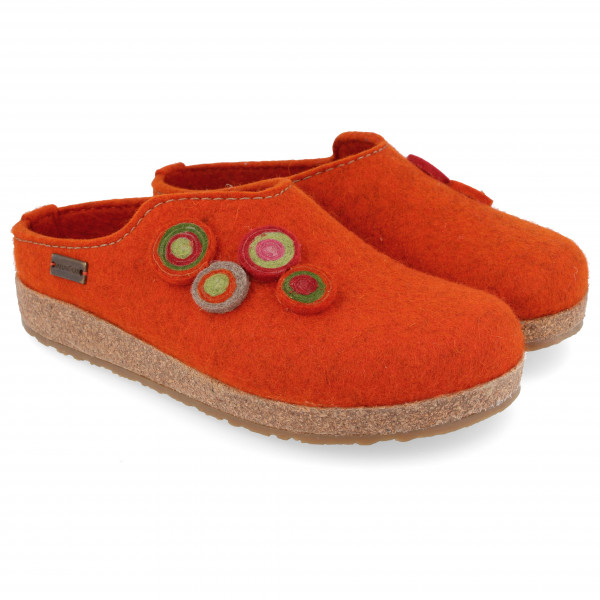Haflinger - Women's Kanon - Hüttenschuhe Gr 43 rot von Haflinger