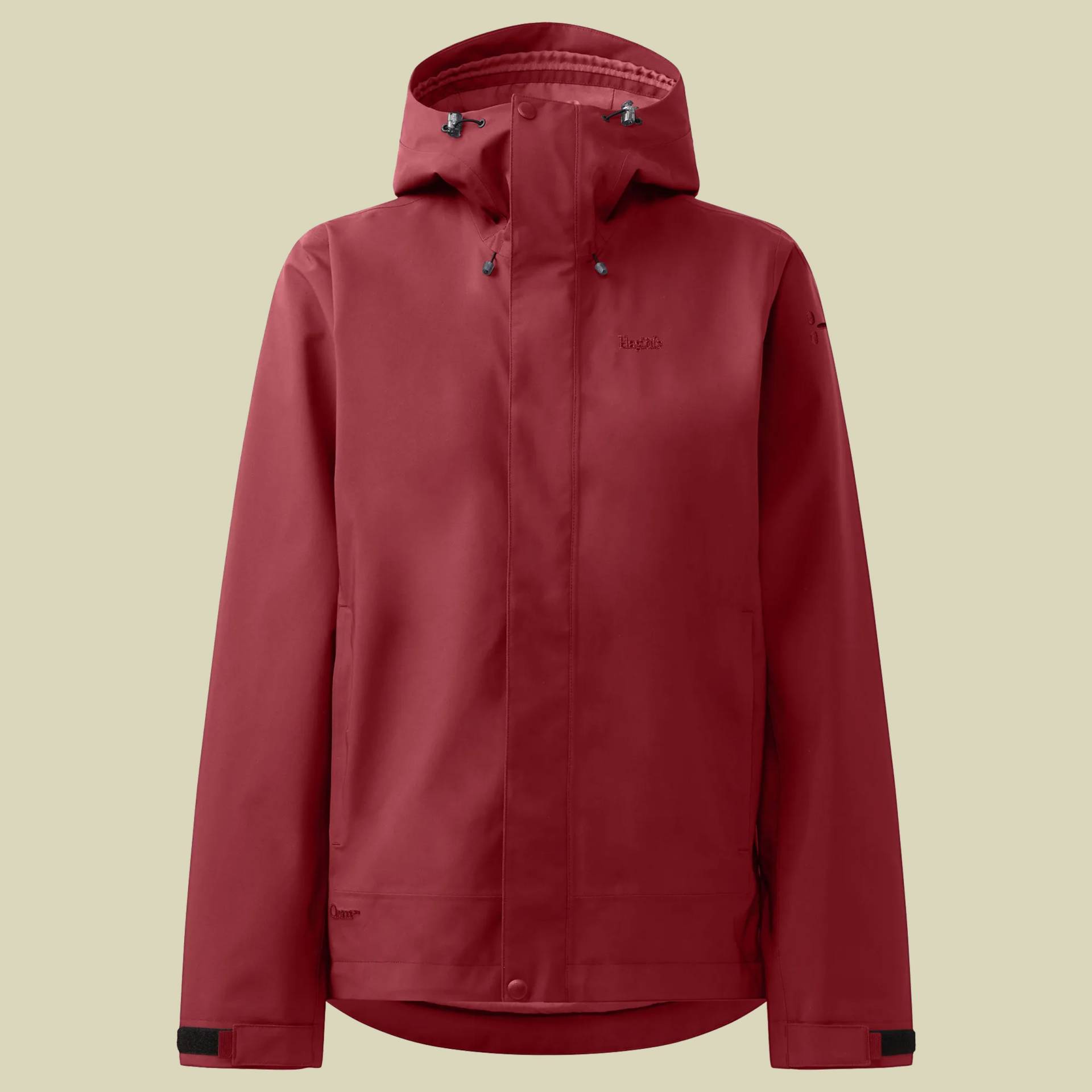 Breeze Proof Jacket Women S rot - carmine red von Haglöfs