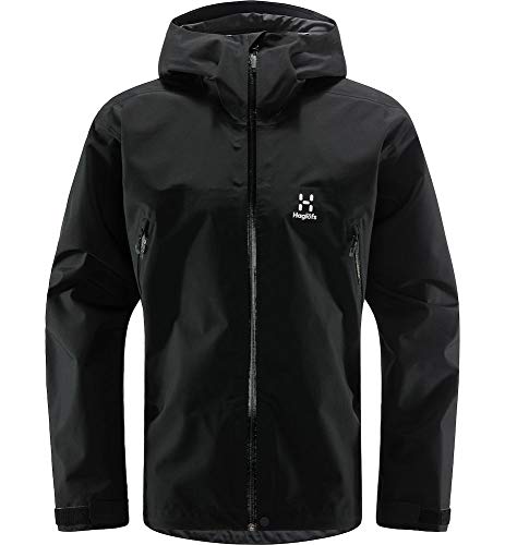 Haglöfs Hardshelljacke Herren ROC GTX Jacket wasserdicht, Winddicht, atmungsaktiv True Black XL XL von Haglöfs
