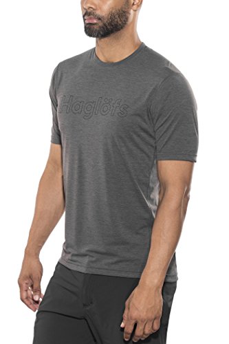 Haglöfs Herren Ridge Tee T-Shirt, Magnetite, S von Haglöfs