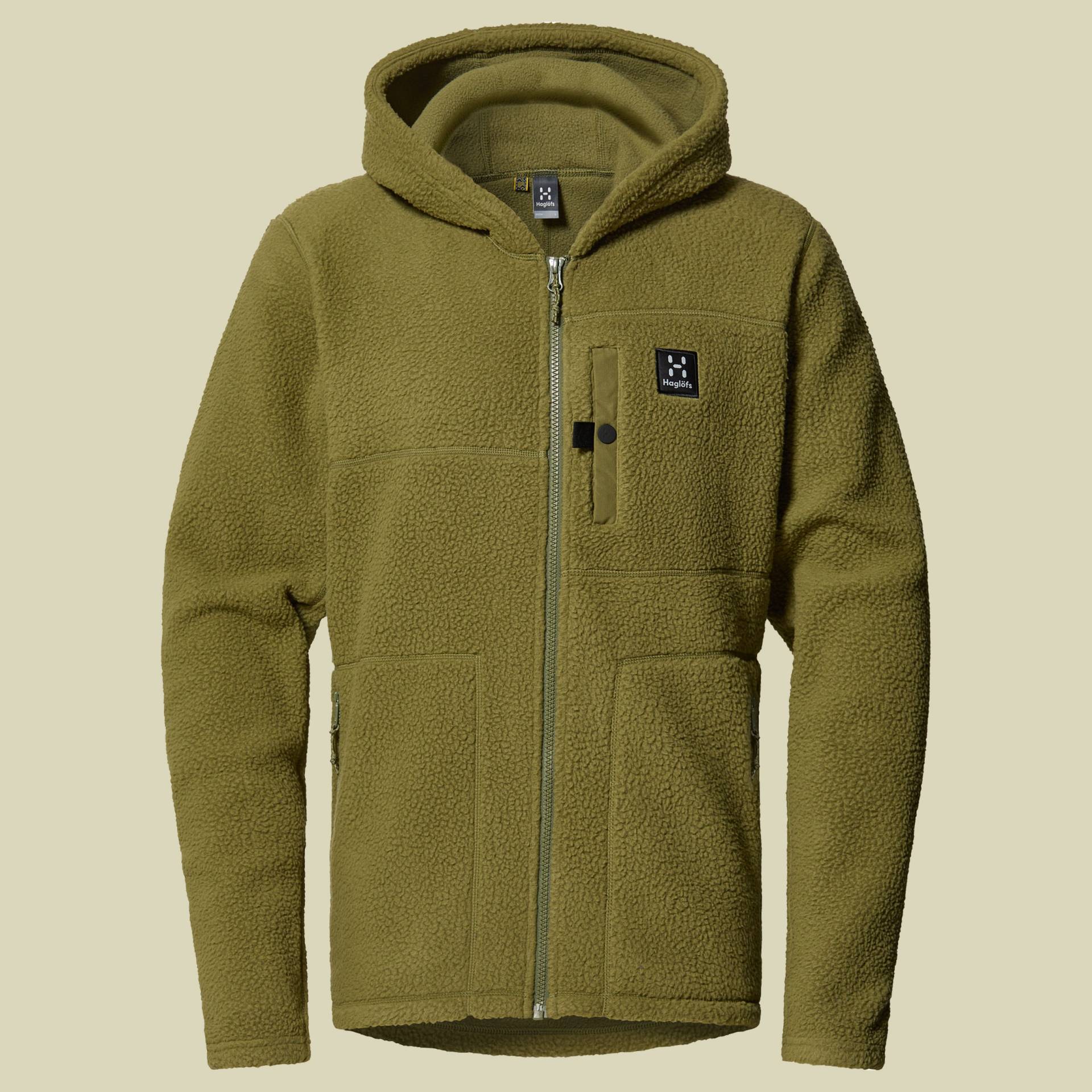 Malung Pile Hood Men Größe XL Farbe olive green von Haglöfs