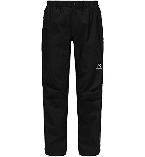 Haglöfs Regenhose Frauen L.I.M Pant wasserdicht, Winddicht, atmungsaktiv True Black Long XXL XXL von Haglöfs