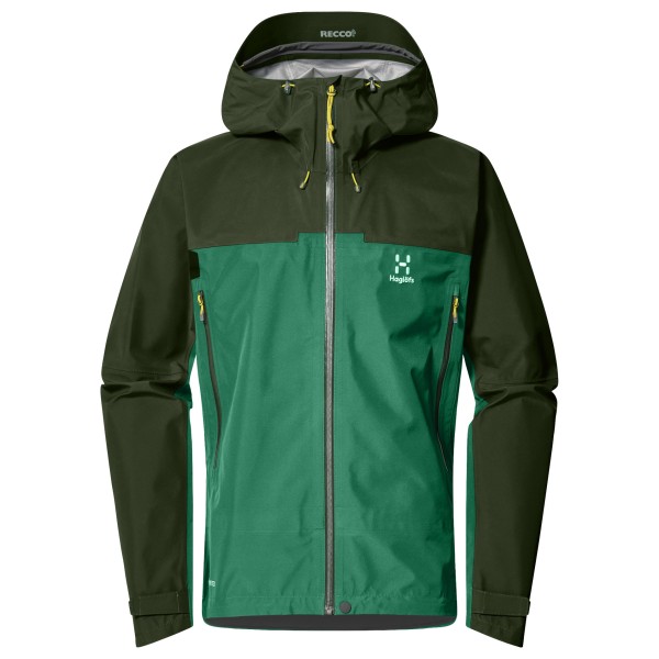 Haglöfs - Roc Flash GTX Jacket - Regenjacke Gr L grün/oliv von Haglöfs