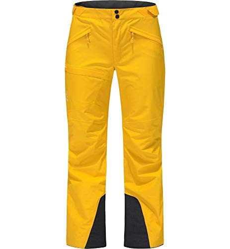 Haglöfs Skihose Frauen Lumi Form Pant wasserdicht, Winddicht, atmungsaktiv Pumpkin Yellow XS XS von Haglöfs