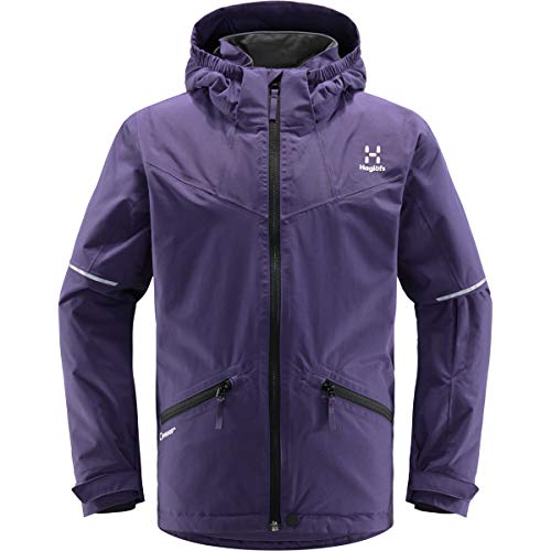 Haglöfs Skijacke Kinder Niva Insulated Jacket wasserdicht, Winddicht, atmungsaktiv, wärmend Purple Rain 146 146 von Haglöfs