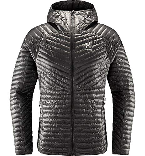 Haglöfs Steppjacke Herren L.I.M Mimic Hood Insulating, atmungsaktiv, wasserabweisend Magnetite M M von Haglöfs