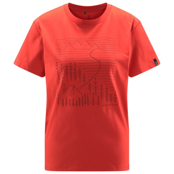 Haglöfs - Women's Camp Tee - T-Shirt Gr XL rot von Haglöfs