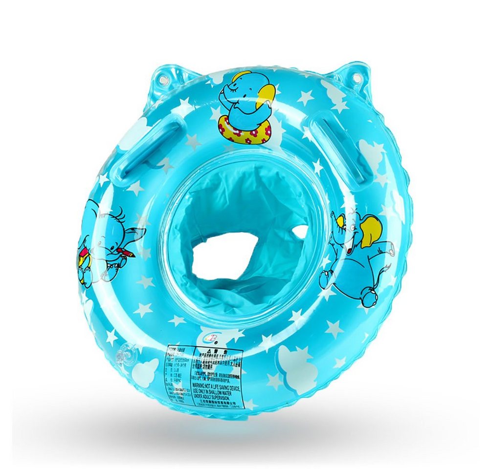 HYTIREBY Schwimmreifen Baby Schwimmring Verstellbare Aufblasbare aufblasbare Schwimmen Float, Schwimmtrainer für Kinder 6 Monate bis 36 Monate (Blau) von HYTIREBY