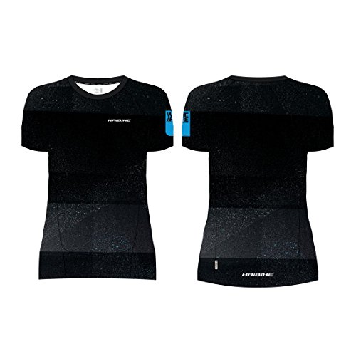 HAIBIKE Damen Multifunktions T-Shirt, schwarz/Blau, M von HAIBIKE