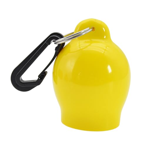 Haibinsuo Silikon-Mundstück-Kappe zum Tauchen mit Schnappclip, Mini-Größe, Anti-Aging-Mundstück-Abdeckung, Gelb von Haibinsuo