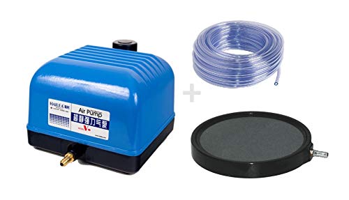 Hailea Aquaforte V20 Belüfter-Set Luftpumpe inkl. 10m Schlauch und Luftplatte 13cm von Hailea