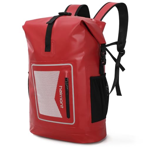 Haimont Dry Bag Wasserdichter Rucksack Rolltop Dry Sack, Rot von Haimont