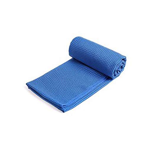 Haipink Rutschfeste Yogamatte, schweißabsorbierendes Yoga-Handtuch, Mehrzweck-Overlay, Silikonpartikel, Mikrofaser, Fitness-Zubehör von Haipink
