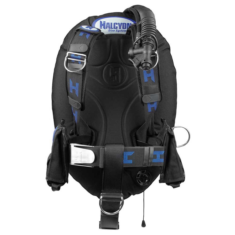 Halcyon Infinity 30-lb Bc System With Aluminium Backplate (without Acbs) Wing Blau von Halcyon