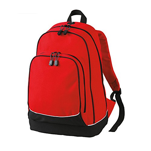 HALFAR® HF3310 Daypack City Rucksäcke Freizeit-Rucksäcke Tasche, Farbe:RED von HALFAR