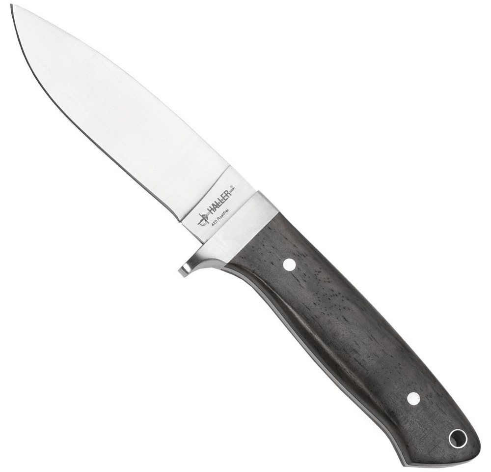 Haller Messer Survival Knife Freizeit Messer Ebenholzgriff Lederscheide von Haller Messer