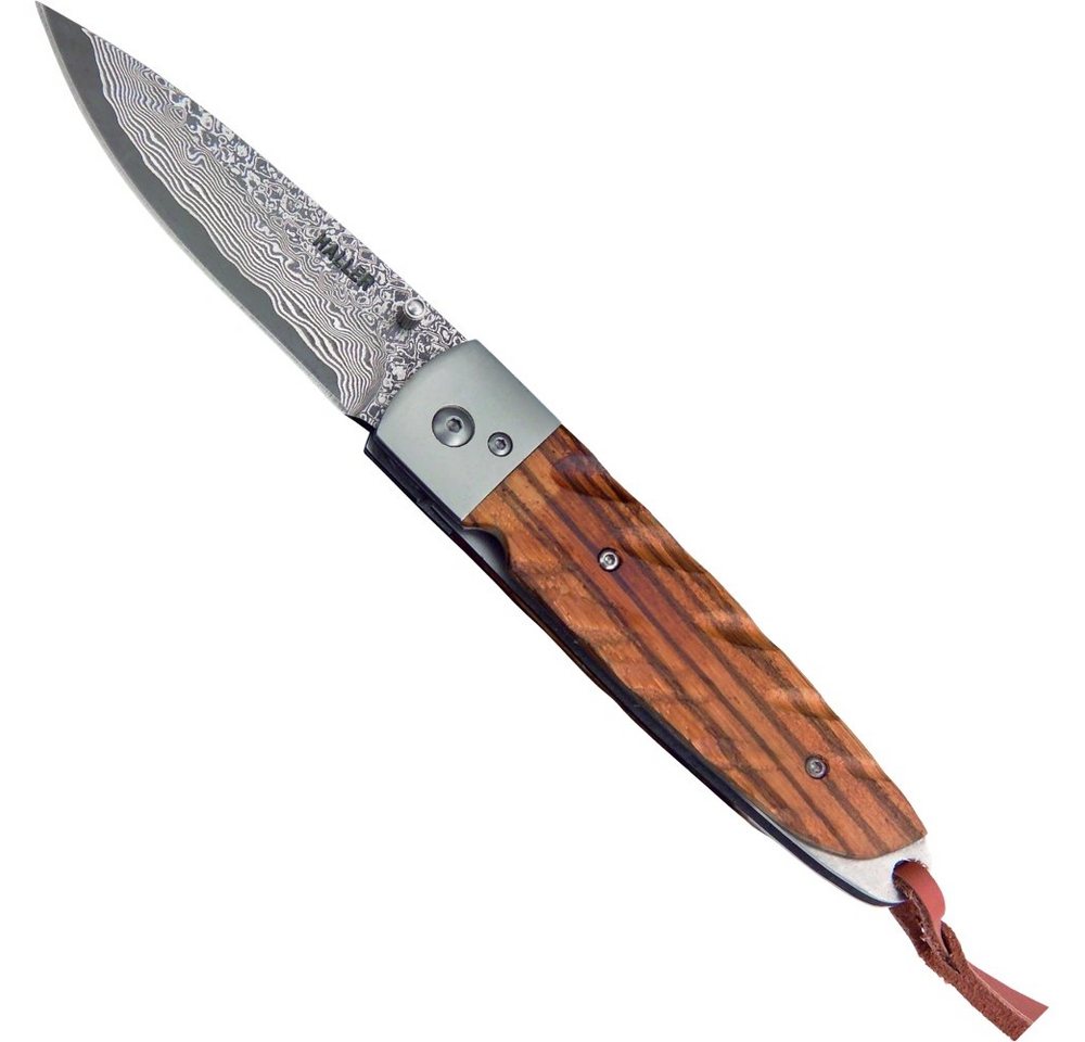 Haller Messer Taschenmesser Damast Schließmesser Zebraholz 39 Lagen rostfrei von Haller Messer