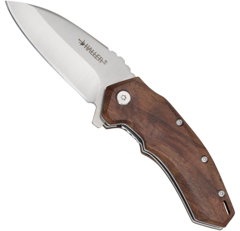 Haller Messer Taschenmesser Redwood mit Clip Liner Lock rostfrei von Haller Messer