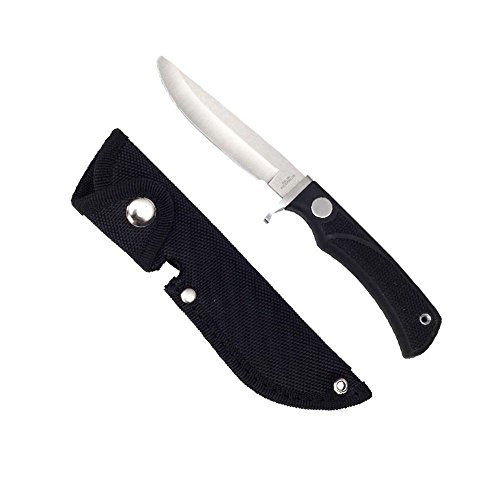 Haller Unisex – Erwachsene Messer Kindermesser schwarzer Gummigriff, one Size von Haller