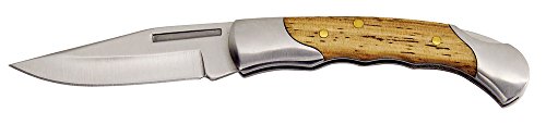 Haller Unisex – Erwachsene Messer Taschenmesser Zebraholz, braun, one Size von Budoten