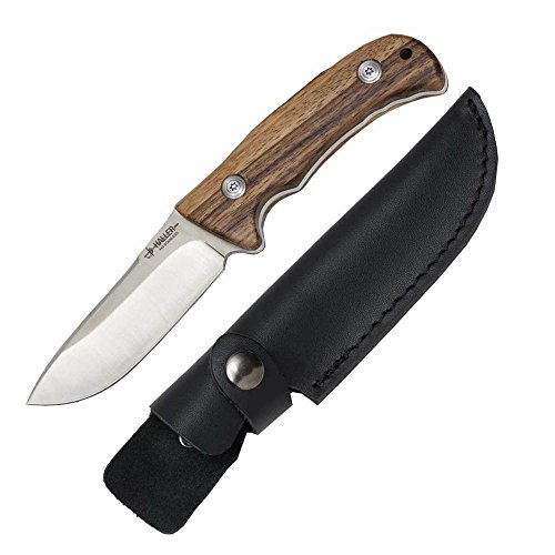 Haller Unisex – Erwachsene Outdoormesser Messer, braun, one Size von Budoten