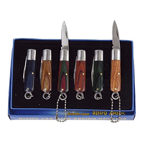 Haller Unisex – Erwachsene Minimesser-Set 6 teilig Messer, Mehrfarbig, one Size von Haller