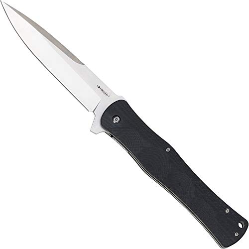 Haller Unisex – Erwachsene XXL Taschenmesser G10 Messer, schwarz, one Size von Budoten