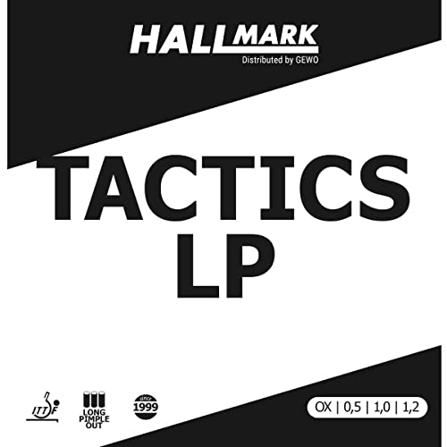 Hallmark Belag Tactics LP, rot, 0,5 mm von Hallmark