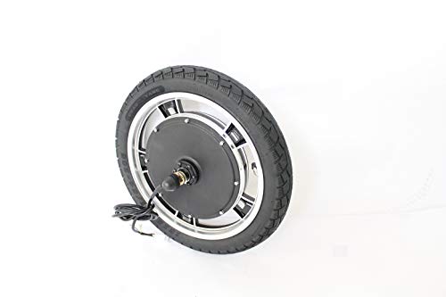 Ebike Electric Bicycle 16 Inch 36V 48V 500W 750W 1000W Front Driving Brushless Gearless Hub Motor Wheel with Inflatable Tyre (36V 750W) von HalloMotor