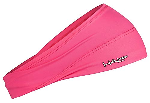 Halo Headband Bandit – breites Pullover-Schweißband für Damen und Herren, helles Rosa von Halo Headband