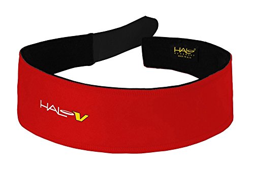 Halo Headband Schweißband Klettverschluss rot von Halo Headband