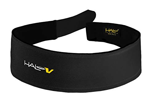 Halo Headband Unisex-Erwachsene HVELBLACK Halo Stirnband mit Klettverschluss, schwarz, 1 Size von Halo Headband