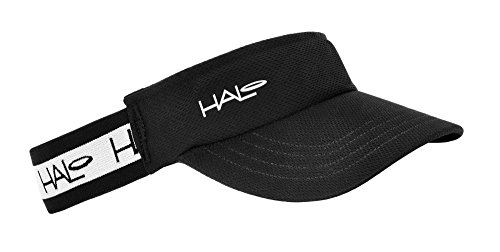 Halo Stirnband Schweißband Race Visor Schwarz S/M von Halo Headband