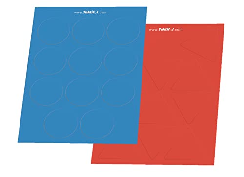 Halona Taktifol Spielersymbole für Taktiktafel - Folie Coachboard (Blau) von Halona