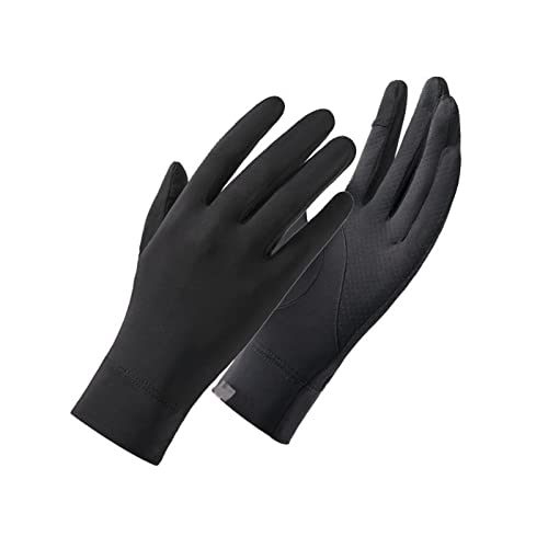 Haloppe Sommerhandschuhe Atmungsaktiv Dünn Stoßfest Handschuhe Hoch Elastisch Praktisch Schwarz von Haloppe