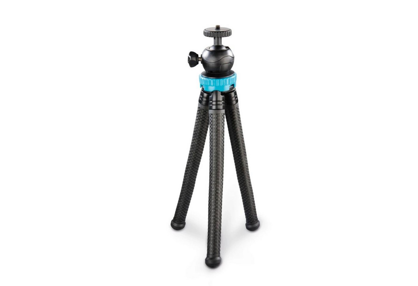 Hama Flex-Pro Flexibles Mini-Stativ 27cm Tripod Kamerastativ (Beine mit 360°-Biegung Smartphone-Halterung für Kamera Handy GoPro) von Hama