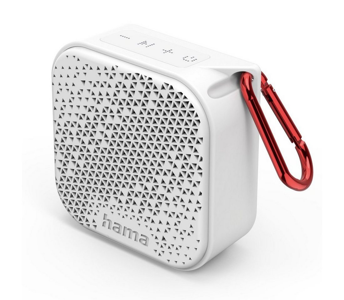 Hama Mini-Bluetooth-Lautsprecher (wasserdicht IP67, 3,5W, mobil, Karabiner) Bluetooth-Lautsprecher (3,5 W) von Hama