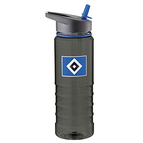 Hamburger SV HSV Flasche/Trinkflasche, Kunststoff ** transparent schwarz ** 29772 von Hamburger SV