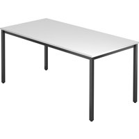 Hammerbacher Konferenztisch D-Serie (Tischbein: Rechteckig SW|Dekor: Weiß|Tischplatte: 160 x 80) von Hammerbacher